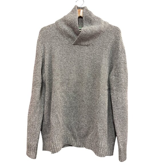 American Eagle Men's Chunky Knit Cowl Neck Sweater Large - Picture 1 of 8